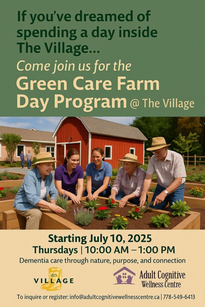 A Fresh New Chapter in Dementia Care: Green Care Farm Program Launches in The Village!